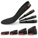 4-Layer Height Increase Insoles for Men and Women Adjustable Height Boosters with PVC Layers Up to 3.54 Inches, Trim-to-Fit Comfort, Firm Fit for US Sizes 4.59 Shoe Lifts Men for Event & Work Use