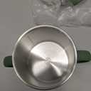 Jumble Dream Baby & Toddler Stainless Steel Sippy Cup Silicon Training Stainless Steel Kids Cups with Straw, Babies Tumbler with Straw No Spill | Sippy Cups for Toddlers 1-3 Years Old (Sage Breeze)