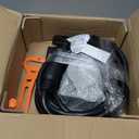 VEVOR 30 Amp Generator Cord and Power Inlet Box, 10 FT, 125/250V NEMA L14-30P to L14-30R Heavy Duty Extension Power Cord, SJTW 10 Gauge 7500W, Pre-Drilled Inlet Box, for Generator to House, ETL Listed