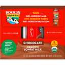 Horizon Organic Shelf Stable 1% Lowfat Chocolate Milk Boxes, 8 fl oz, 12 Count - 8g Protein per Serving, USDA Organic UHT from Pasture-Raised Cows, Ready to Drink for Lunchbox, Travel, or On-the-Go, No Refrigeration Needed (EXP 07/09/26)