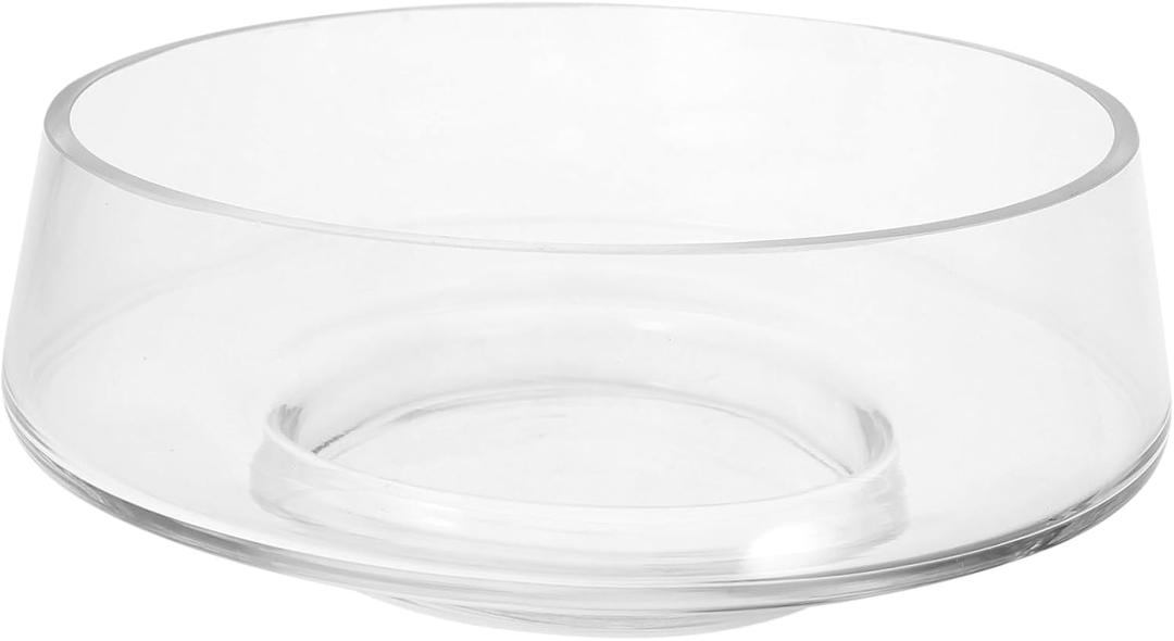 Clear Glass Vase for Succulents Plants Decorative Fish Bowl Planter for Home Decor Weddings Centerpieces Versatile Transparent Design for Indoor Gardening