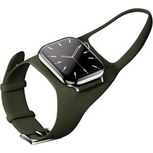 2 x WKC Ergonomic Band Compatible with Apple Watch Ultra 2 Ultra 49mm /Series 10 46mm /Series 9 8 7 45mm /Series SE2 SE 6 5 4 44mm /Series 3 42mm, Perfect Viewing Angle Knit Textile Sport Strap Women Men