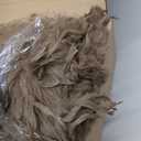 FUTEI Brown Decorative Throw Pillow Covers 26x26 Inch Set of 2, Soft Fluffy Faux Feather Texture Euro Pillow Shams, Modern Home Luxury Decor for Couch Bed Living Room