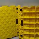MAXXHAUL 50707 Portable Interlocking Plastic Curb Threshold Ramps Set (Yellow) for Loading Dock, Driveway, Sidewalk for Scooter, Wheelchair, Car, Truck, Motorcycle, Dolly