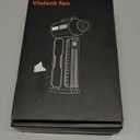 Compressed Air Duster, 130,000RPM Ultra-Powerful Cordless Electric Air Duster with 8000mAh Rechargeable Battery, 4-Gear Adjustable Air Blower for Keyboard, Computer, Car, Home Cleaning (Black)