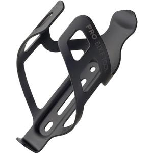 PRO BIKE TOOL Bike Water Bottle Holder - Lightweight and Strong Bicycle Cage with Secure Retention System , for Road Mountain Bikes (MTB) Universal (Matte Black)
