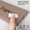 Designed for Galaxy Note 10 Plus Case, Liquid Silicone Gel Rubber Shockproof Case Soft Microfiber Cloth Lining Cushion Compatible with Galaxy Note 10+ Plus 6.8 inch (2019) (Light Brown)