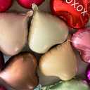 4 x Lovoir 10 Pcs Black Heart Shape Foil Mylar Balloons 18 Inch Love Balloons for Valentine's Day Birthday Party Decorations Wedding Engagement Romantic Decor (Black)