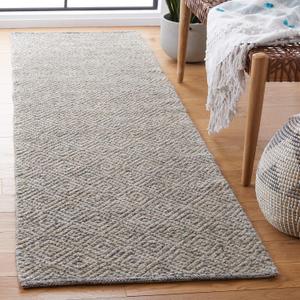 SAFAVIEH Natura Collection Runner Rug - 2'3" x 6', Camel & Grey, Handmade Wool, Ideal for High Traffic Areas in Living Room, Bedroom (NAT503C)