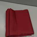 Burgundy Oval Tablecloth 60 x 84 Inch - 200 GSM Polyester Fabric Wrinkle Resistant Washable Table Cloth, Solid Color Table Cover for Dining, Wedding, Party, Banquet and Outdoor Use