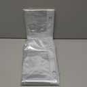 AmazerBath Heavy Duty Shower Curtain Liner 12 Gauge, 72 x 72 Inches Clear Shower Curtain Liner with 3 Clear Stones and 12 Grommet Holes, Weighted Plastic Shower Liner