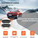 Premium Ceramic Disc Brake Pad Set - Compatible with Select Buick Cascada, LaCrosse, Regal; Cadillac ELR; Chevrolet Equinox, Impala, Malibu; GMC Terrain; Saab 9-5 + More; FRONT