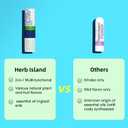 Herb Island 2-in-1 Nasal Stick Inhaler & Essential Oil Topical Rub, Refreshing Nose Inhaler Stick, VapoInhaler Wake Up Stick for Focus & Clear Breathing 5 Pack