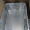 Stainless Steel Cat Litter Box - Metal High-Sided Litter Pan for Cats, Rabbits, and Pets, Non-Stick, Odor-Free, Easy to Clean, Splash-Proof, Sturdy and Durable Indoor Cat Toilet Supplies (17.7" L x 13.8" W x 6" H)