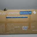 56x21 Inch Full Length Mirror - Large Floor Standing & Wall Mountable Full Body Mirror with Sturdy Aluminum Frame, Arched Top Design, Freestanding or Hanging for Bedroom, Living Room, Cloakroom,Gold