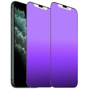 BWEDXEZ 2 PCS Anti-Blue Privacy Matte Tempered Glass for iPhone 11 Pro/iPhone X/iPhone XS Anti-Glare Anti-Spy Screen Protector Film 5.8 inch