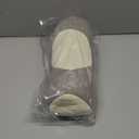 Organic Buckwheat Cervical Neck Pillow, Adjustable Neck Roll for Sleeping, Ergonomic Neck Support Bolster for Side & Back Sleepers, Firm Support Pillow for Neck Pain Relief & Spine Alignment (Warm White)