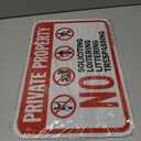 SmartSign Private Property - No Soliciting, Loitering 2x3 5 inch