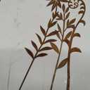 AXHoustake 10pcs Metal Flowers for Garden - Antique Rust Finish Decorative Plant Stakes, Weathered Patina Yard Art for Outdoor Ground & Indoor Pots, Rustic Flower Bed Decor, Lawn & Patio Accents