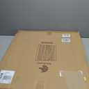 MAONAME Extra Large Ottoman Tray, 24" Square Black Walnut Wood Serving Tray