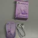 My Little Pony Twilight Sparkle Rechargeable Wireless Mouse - 4-Button Silent Click Mouse with 3 Adjustable DPI (1000/1200/1600), 2.4GHz Wireless for Windows/Mac - Compact & Ergonomic Design, Purple