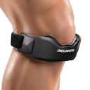 Patellar Tendon Support Strap 2 Pack - Patella Band Knee Strap for Knee Support Knee Pain Relief, Fits Basketball, Running, Tennis, Soccer & Gym, Silicone Knee Wrap Bands for Women and Men (Black)