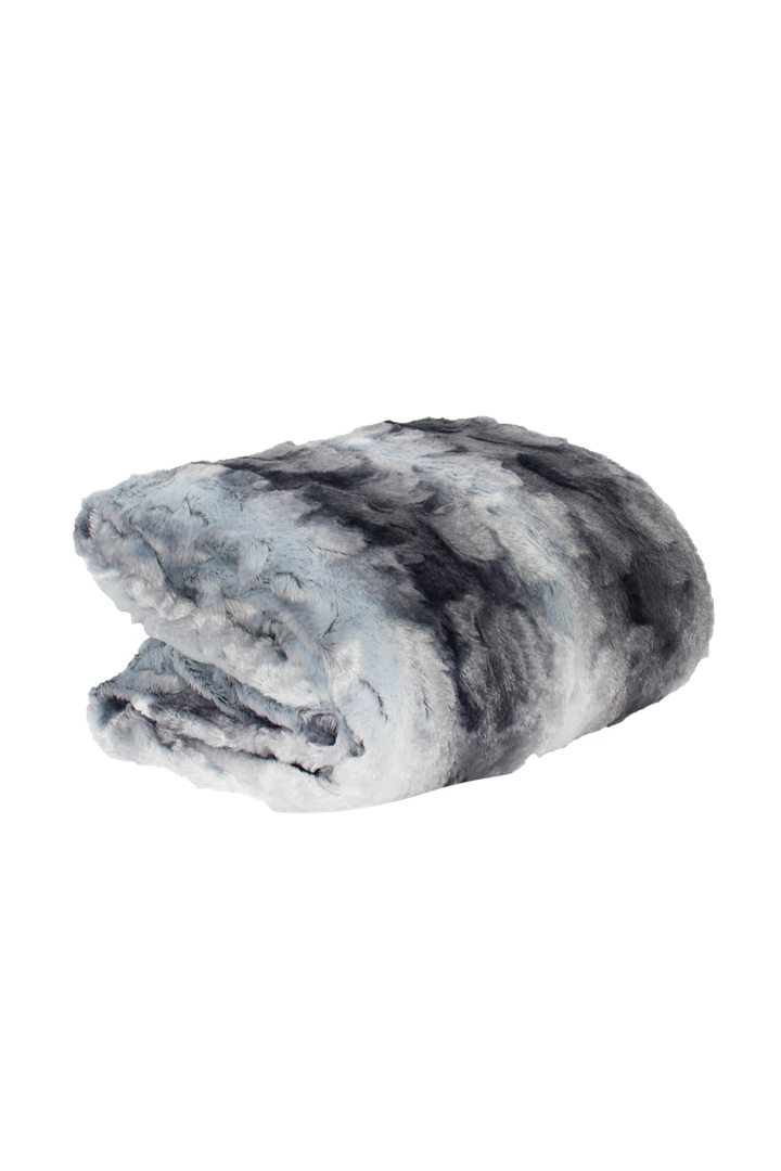 Faux Arctic Fur Throw Greige - 150 x 200cm, 59" x 78.7"