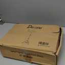 Projector Stand Tripod Adjustable, Laptop Height from 23.5 to 46.5 inches with Gooseneck Phone Holder, Floor for Office, Home, Stage, Studio, DJ Racks Holder Mount, 23.5inch-46.5inch (Black)