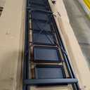 8 Step Ladder,Folding Step Stool with Tool Tray,Portable Sturdy Steel Ladder with Anti-Slip Pedal,Lightweight,Convenient Work Platform,Sturdy Carbon Steel Step Ladder for Adult,Garden,Garage