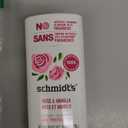 Schmidt's AluminumFree Vegan Deodorant Rose & Vanilla with 24 Hour Odor Protection for Women and Men, Natural Ingredients, CrueltyFree, 2.65 oz
