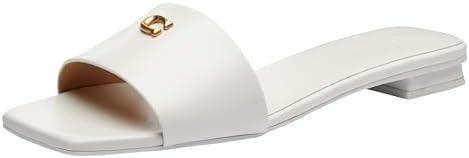 COACH Women's Sculpted C Flat Sandal.9.5