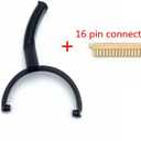 WH-1000XM5 Headband Hanger Bracket Swivel Hinge and 16 pin Connector pins Replacement Parts for Sony WH-1000XM5 Headphone （Black-Left