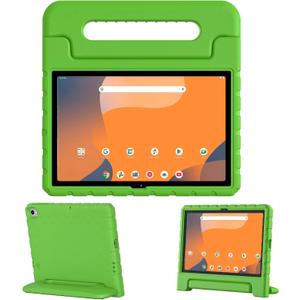 Kids Case for Onn 10.1 Tablet Case 2024 Gen 4(Model:100135925),EVA Shockproof Lightweight Handle Stand Cover for Onn Tablet 10.1 Cases,Green