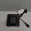 Gaiatop Mini Space Heater, Lightweight PTC Ceramic Fast Heating 500W Energy Efficient for Indoor Use, Overheating & 45 Tip-Over Protection, Portable Desk Electric Heaters for Office Home Black