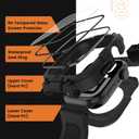 Goton 3 in 1 Waterproof Case with Band for Apple Watch with Built-in Tempered Glass Screen Protector 46mm, 360 Shockproof Bumper Face Cover with Band for Apple Watch Series 11 Series 10, 46mm