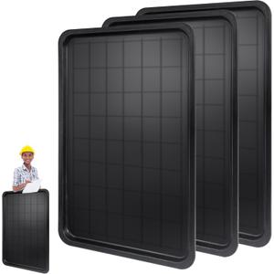 3Pcs Oil Drip Pan for Under Car, 35.2 x 23.4 Drip Pan for Car, For Under Car Plastic Auto Oil Drip Tray Car Oil Catch Pan Replacement Tray