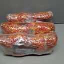 3 x SHareconn 20 Bundles Artificial Fall Flowers for Outdoors Decoration, Fake Silk Daisy Realistic Faux Plants UV Resistant for Planter Home Porch Patio Autumn Indoor Outside Decor, Sunset Red Orange