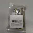 4pcs Toilet Seat Screws Replacement Kit, Heavy Duty Universal Top Mount Hinge Bolts Fixings Fittings Toilet Seat Fastener with Plastic Nuts Metal Rubber Washers Accessories Parts for Secure Fit