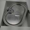 3.4Gal Dog Water Fountain for Large Dogs, 13L Stainless Steel Large Pet Fountain with Deeper & Wider Drinking Area, Automatic Dog Water Bowl Dispenser with Water Window & LED, Super Quiet (Silver)