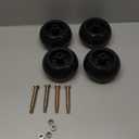 Lawn Mower Anti Scalp Deck Wheel Kit Set of 4 Compatible with Cub Cadet, John Deere, MTD & More Work with 38" 40" 46" 50"& More decks Replace# 753-04856A, 734-3058, 174873