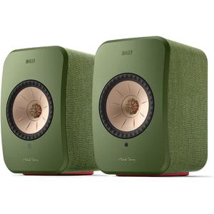 KEF LSX II Wireless HiFi Speaker System (Olive Green)
