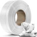Creality PETG Filament Refill 1.75mm 3D Printer Filament, 1kg (2.2lb) Refilament for Bambu Lab Reusable Spool, Dimensional Accuracy 0.03mm, White