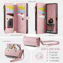 Phone Case for Samsung Galaxy S20 FE 5G 6.5 inch Zipper Wallet Cover with Screen Protector and Crossbody Lanyard Strap Flip S 20 EF UW 2022 S20FE5G S20FE 20S S2O Fan Edition 4G G5 Women Men Rose Gold