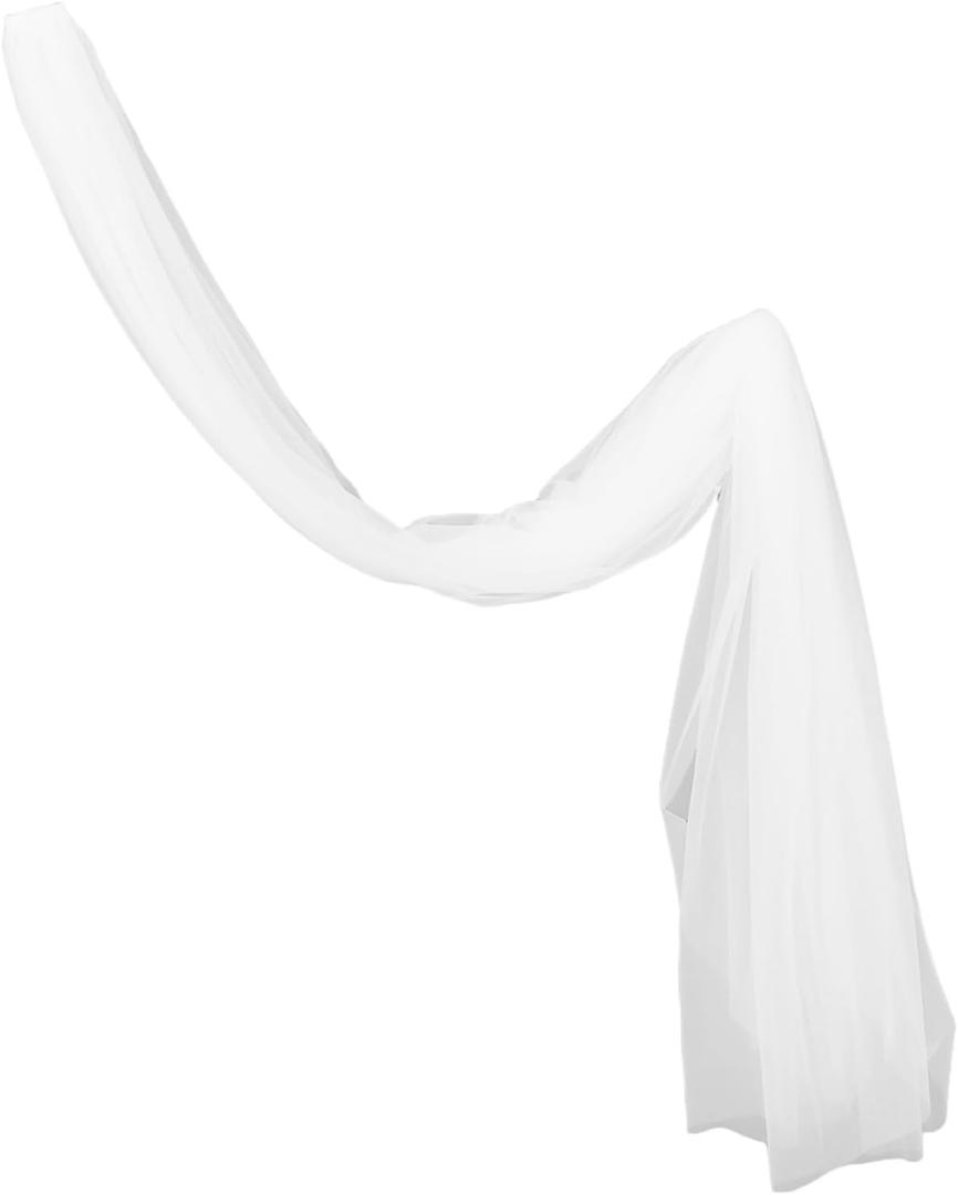 Veemoon Elegant Double Layer European Style Bridal Headpiece Luxurious with Dramatic Train Timeless for Brides Wedding Accessories, 220"×27"