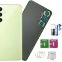 Galaxy A54 Back Glass Replacement for Samsung Galaxy A54 5G Back Cover Glass with Tape+Camera Lens+Tools (Lime)