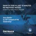 Fuel Filters 6.7 Cummings: Water Separator sets with Seals Replacement for 2019-2022 Dodge Ram 2500 3500 4500 5500 6.7 Diesel- Replaces 68436631AA, 68157291AA (UT8243K)