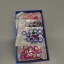 Aipridy Assortment European Large Hole Beads Spacer Beads Rhinestone Craft Beads for DIY Charms Bracelet Jewelry Making (Rainbow)