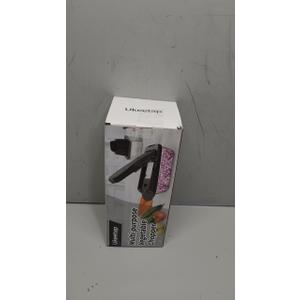 12 Blade All-in-1 Vegetable Chopper Mandoline Slicer with Container, Spiralizer with Containers, Food Chopper, Onion Chopper, Veggie Cutter for Salad, Kitchen Gadgets Accessories Essentials, Black