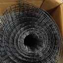 SEBOSS Hardware Cloth 1/2 inch 36 x 50 ft 19-Gauge, Black Vinyl Coated, Chicken Wire Mesh Chicken Wire Fencing Mesh Wire Fence Roll Garden Fence Wire Cloth Rat Wire Hardware Mesh