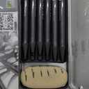 CRETACOLOR Monolith Graphite 6-Piece Set & Eraser, Set of 6  - Graphite & Eraser, Tin Box, Gray
